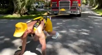 Jake Paul Looks Impressive Towing A Fire Truck In New Video Ahead Of Ben Askren Fight