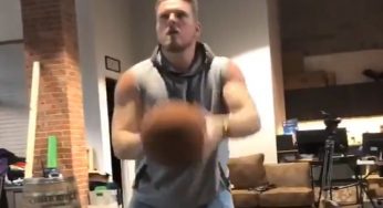 Pat McAfee Sends Message To LeBron James By Sinking 5 3-Pointers In A ROW