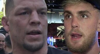 Nate Diaz Disses Jake Paul & Tyron Woodley After Fight