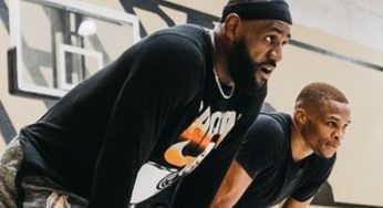 LeBron James Already Training With New LA Lakers Star