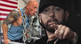 The Rock Blasts Eminem Classic During Grueling Chain Workout