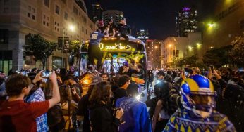 Rams Fans Wreak Havoc In Downtown LA With Super Bowl Victory Riot