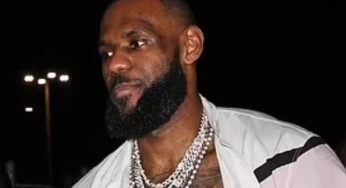 LeBron James Rocks Bare Chest At Super Bowl LVI Afterparty