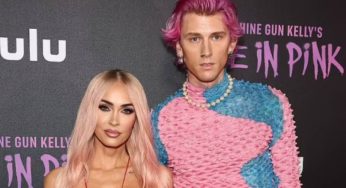 Megan Fox Debuts Blonde Hair With Pink Highlights For Machine Gun Kelly’s ‘Life In Pink’ Premiere