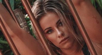 Paige VanZant Rocks Skimpy Black One-Piece In New Caged Photos