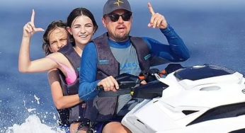 Leonardo DiCaprio & Tobey Maguire Ride Jet Skis During Saint-Tropez Vacation