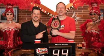 Joey Chestnut Devours 44 Cane’s Chicken Fingers In A Record Five Minutes