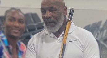 Mike Tyson Spotted In Wheelchair With Walking Stick At The Airport