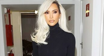 Kim Kardashian Breaks Out New Side-Parted Short Wavy Hairstyle