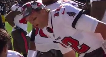 Tom Brady ‘Fired Up’ While Screaming At Buccaneers Teammates On Sideline