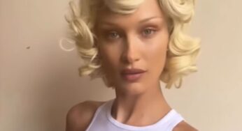 Bella Hadid Leaves Little To Imagination In See-Through White Top Video Drop